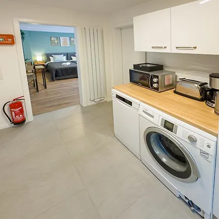 Immostay M#4 Ferien- Apartment, Wifi & Parken, Boxspring-Betten Bremen Exterior photo